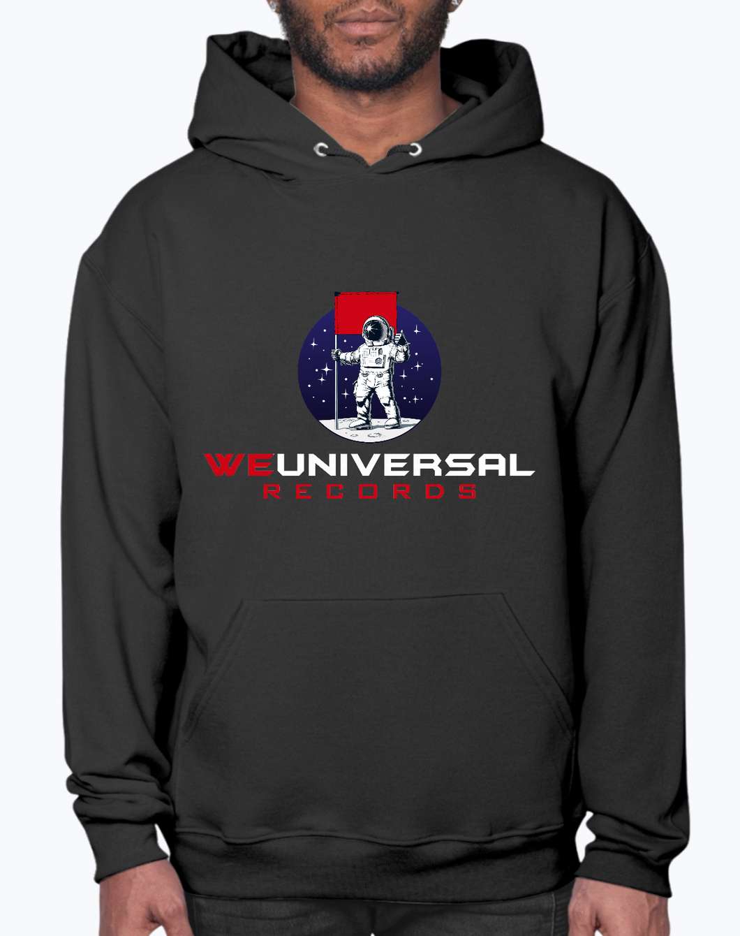 Black WeUniversal Hoodie